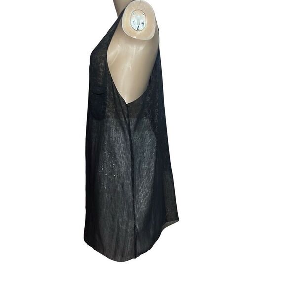 Joes Jeans Tank Top Blouse Animal Pront Black M (302) - Picture 4 of 8